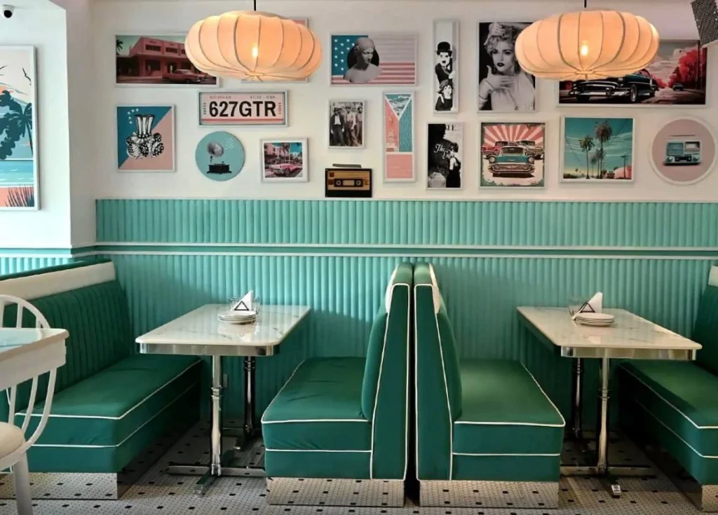Miamo diner, trendy cafes